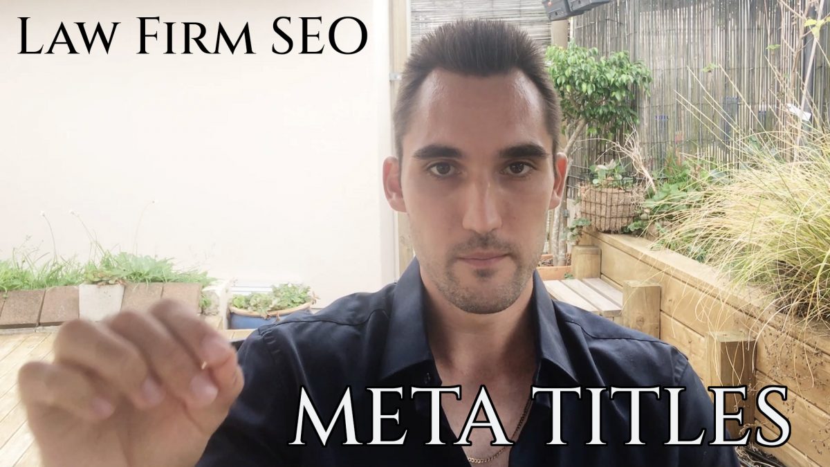 Optimize Meta Titles for Law Firm SEO